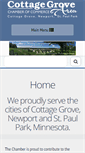 Mobile Screenshot of cottagegrovechamber.org