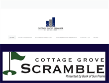 Tablet Screenshot of cottagegrovechamber.com